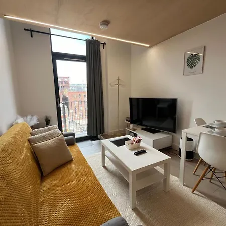 Modern 1-Bed Duplex+Balcony Apartment Manchester Exterior photo